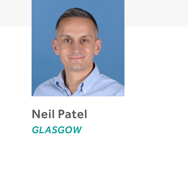 Neil Patel, Glasgow